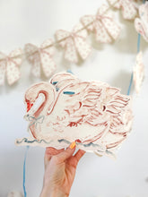 Load image into Gallery viewer, Serene swan - handmade garland
