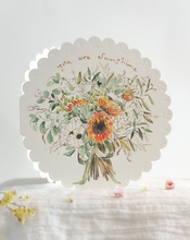 Load image into Gallery viewer, You are sunshine - circular embossed card