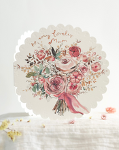 Load image into Gallery viewer, To my lovely Mum - circular embossed card