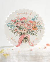 Load image into Gallery viewer, Beautiful baby - circular embossed card