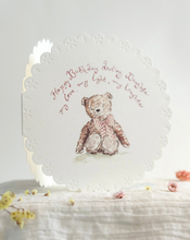 Load image into Gallery viewer, Darling daughter birthday - circular embossed card