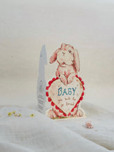 Load image into Gallery viewer, Baby bunny - shaped card