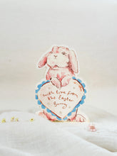 Load image into Gallery viewer, Easter bunny - shaped card