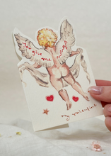 Load image into Gallery viewer, You give me wings - shaped card