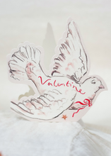Load image into Gallery viewer, Valentine dove - shaped card