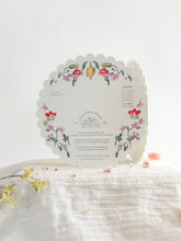 Load image into Gallery viewer, Birthday folk hand - circular embossed card