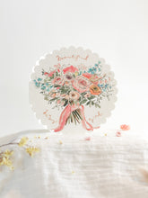 Load image into Gallery viewer, Beautiful baby - circular embossed card