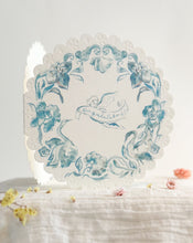 Load image into Gallery viewer, Congratulations cherub - circular embossed card