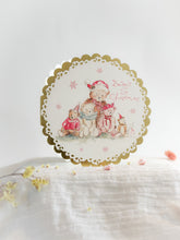 Load image into Gallery viewer, Baby's 1st Christmas - gold foiled card
