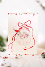 Load image into Gallery viewer, Santa card