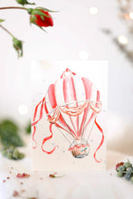 Load image into Gallery viewer, Festive balloon Christmas card