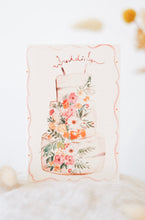 Load image into Gallery viewer, Wedding cake cascading flowers