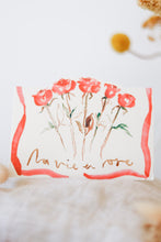 Load image into Gallery viewer, La vie en rose hand-cut card
