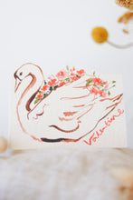 Load image into Gallery viewer, Swan Lake hand-cut card