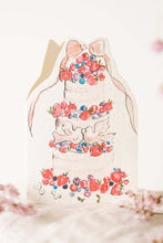 Load image into Gallery viewer, Berry gateaux hand-cut card