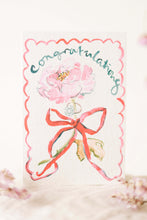 Load image into Gallery viewer, Congratulations peony