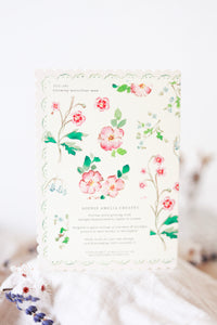 Blooming marvellous Mum - scalloped edge card