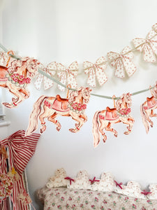 Carousel - handmade garland