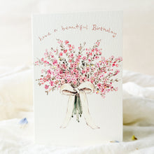 Load image into Gallery viewer, Beautiful Birthday wax flower - birthday card
