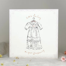 Load image into Gallery viewer, Little darling Christening card
