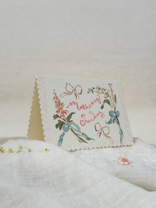 Mothering Sunday  - scalloped edge card