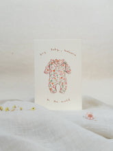 Load image into Gallery viewer, Tiny baby - new baby card
