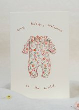 Load image into Gallery viewer, Tiny baby - new baby card
