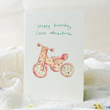 Load image into Gallery viewer, Happy Birthday trike - birthday card
