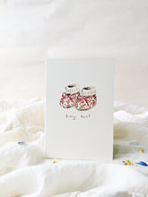 Load image into Gallery viewer, Tiny toes - new baby card
