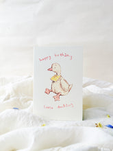 Load image into Gallery viewer, Happy Birthday little duckling - birthday card
