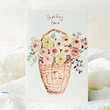 Load image into Gallery viewer, Birthday love tall basket - birthday card
