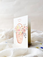 Load image into Gallery viewer, Birthday love tall basket - birthday card
