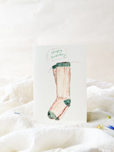 Load image into Gallery viewer, Happy birthday socks - birthday card
