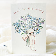 Load image into Gallery viewer, Beautiful Birthday bluebells - birthday card
