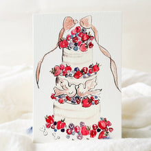 Load image into Gallery viewer, Berry gateaux - celebration card
