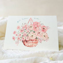 Load image into Gallery viewer, Get better soon basket - feel better card
