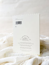 Load image into Gallery viewer, Wedding Day button hole - scalloped edge card

