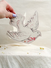 Load image into Gallery viewer, Dreamy dove - shaped card
