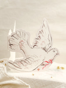 Dreamy dove - shaped card