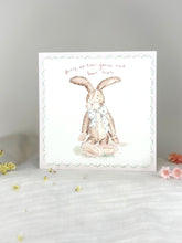 Load image into Gallery viewer, Care hare - get well soon card
