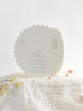 Load image into Gallery viewer, Beautiful baby - circular embossed card
