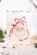 Load image into Gallery viewer, Santa card

