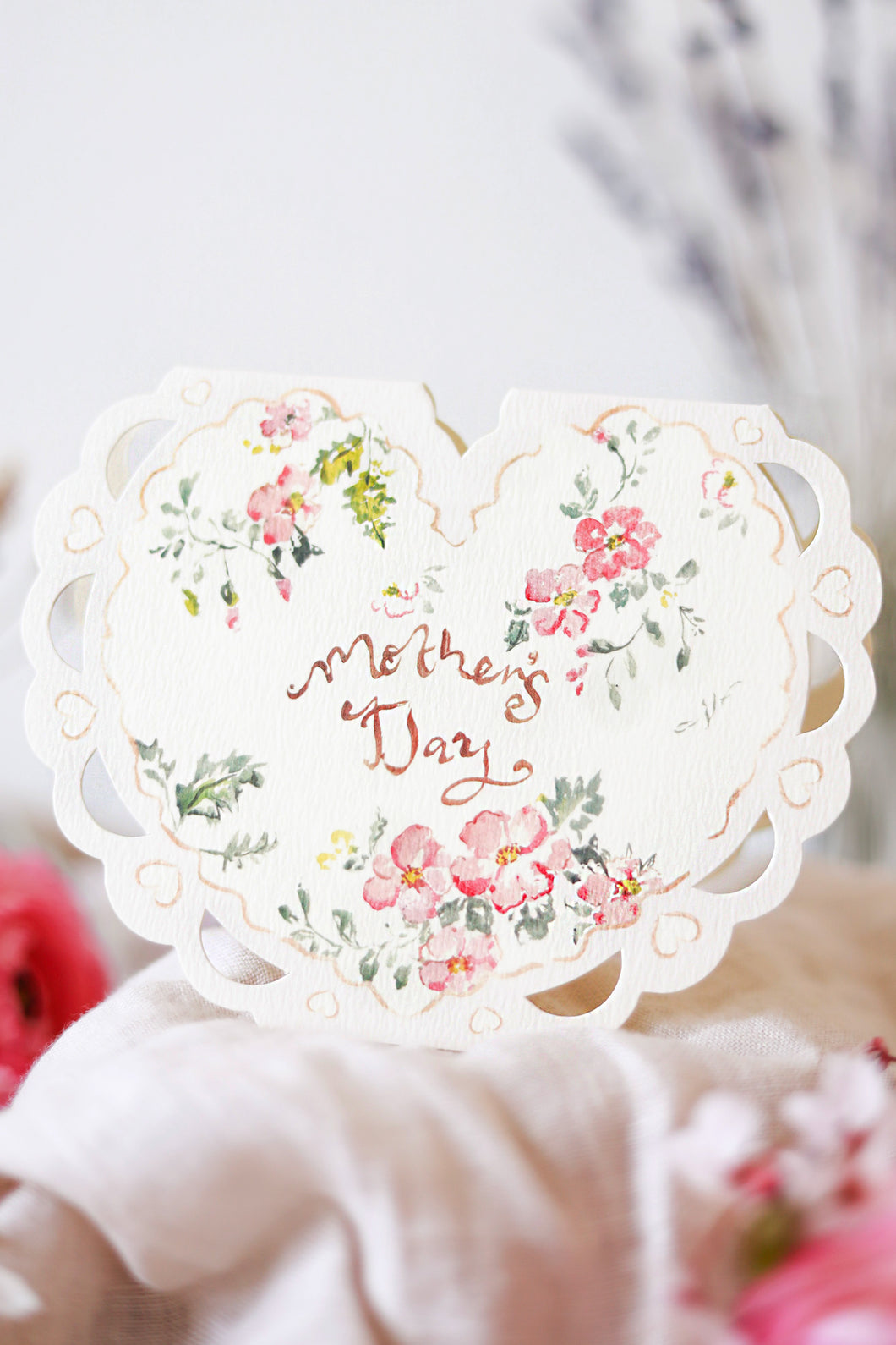 Mother's Day - heart card
