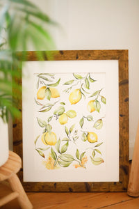 Dancing Lemons original painting