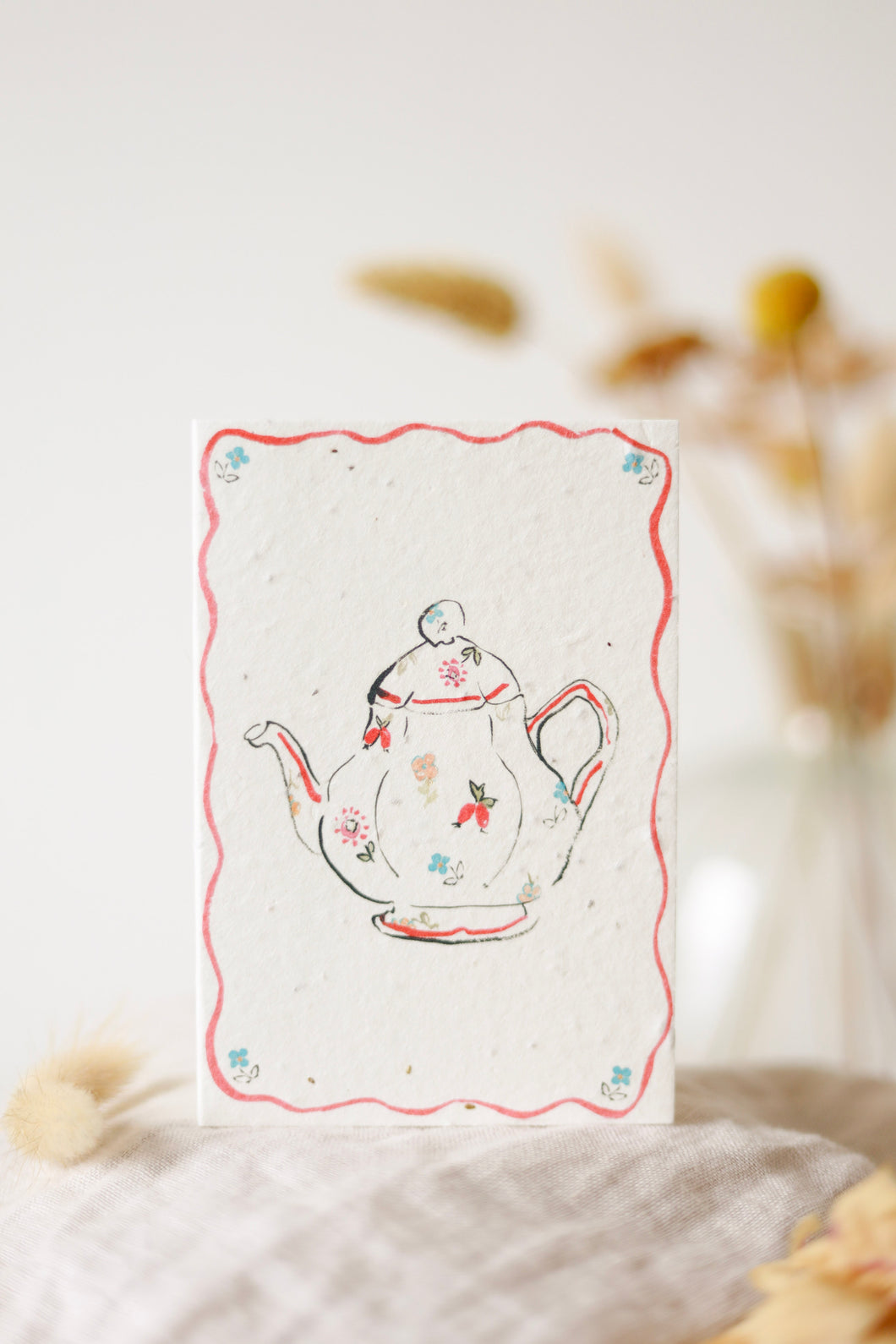Tea time (plantable seeded card)