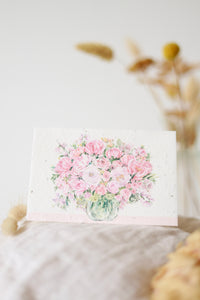 Rossetti blush (plantable seeded card)