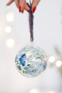 Bauble Blooms - China Blue (round)