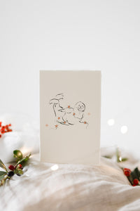 Seal Christmas card