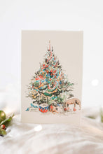 Load image into Gallery viewer, Under the tree Christmas card
